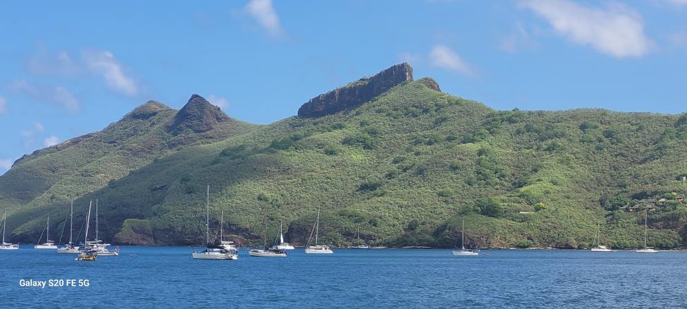 Nuku Hiva from Water